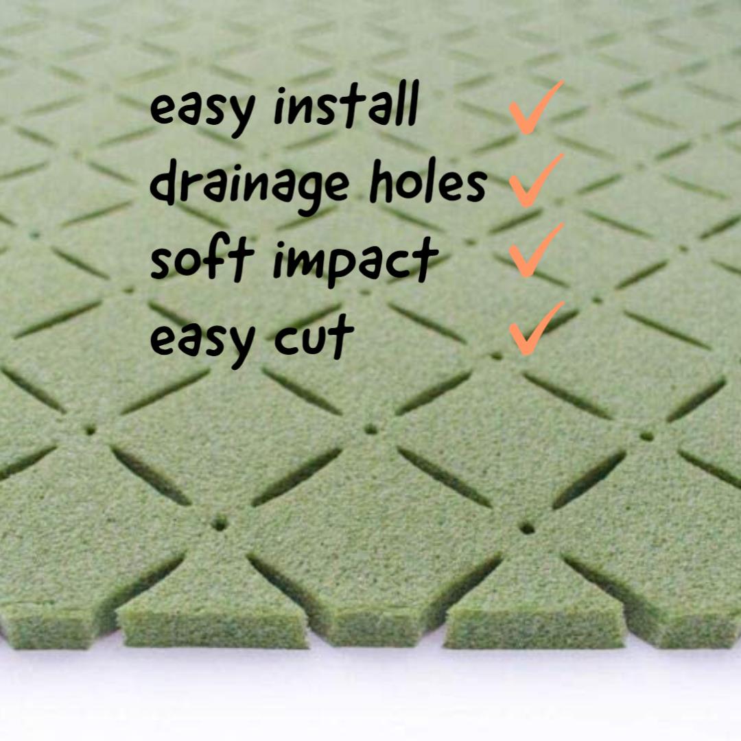 Best Artificial Artificial Grass Shock Pad Underlay