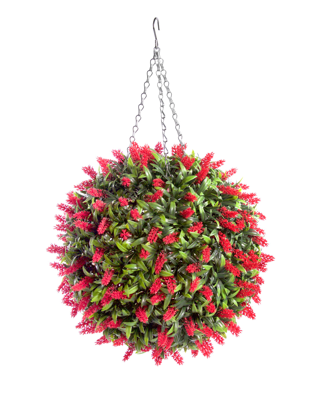 Best Artificial Red Lush Lavender Flower Ball