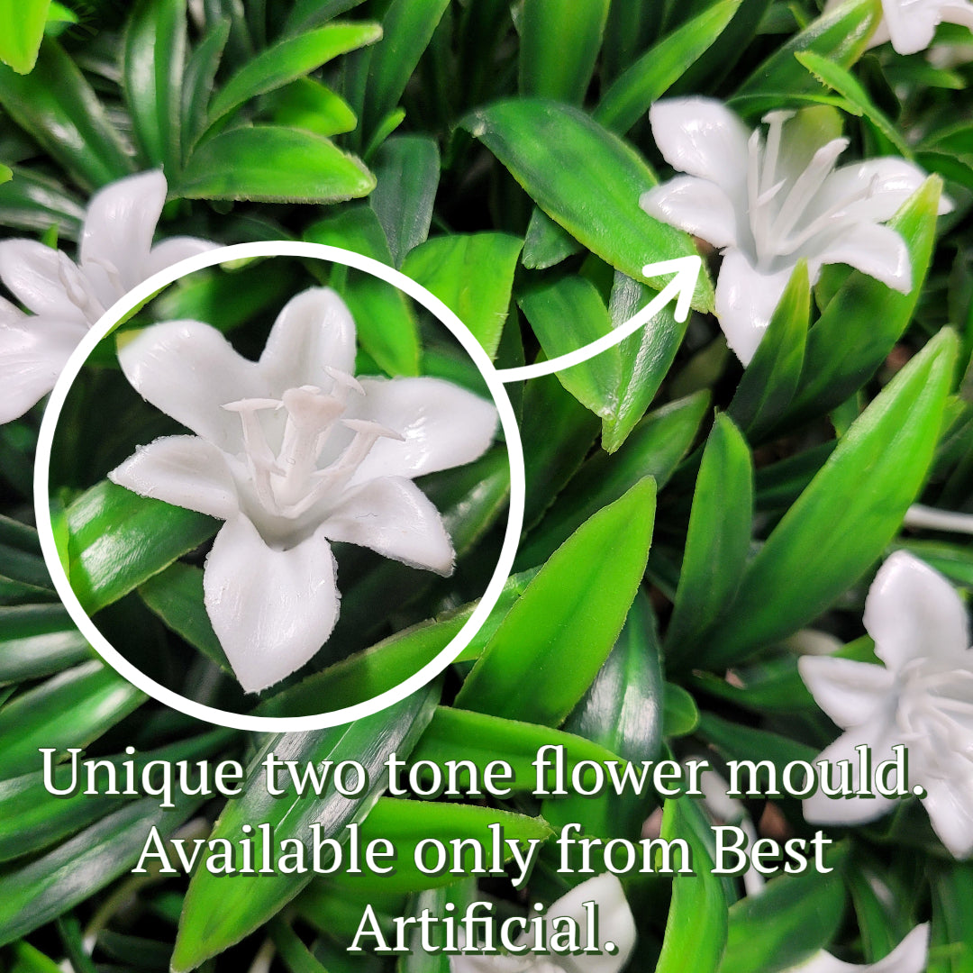 Best Artificial White Lush Lily Flower Ball