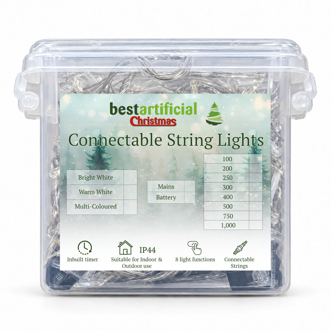 Connectable Outdoor Waterproof LED String Lights - side view