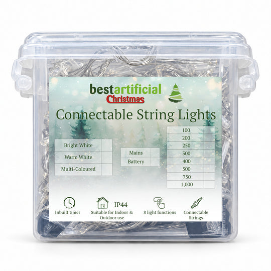 Connectable Outdoor Waterproof LED String Lights - side view