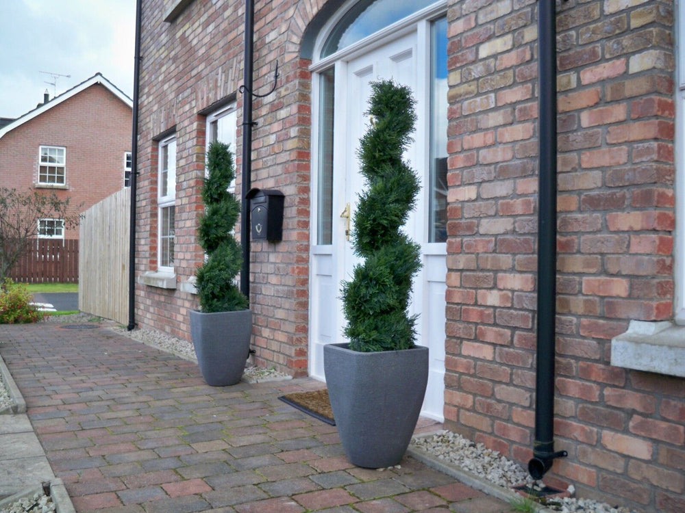 Pair Of Best Artificial 4ft Cedar Spiral Trees