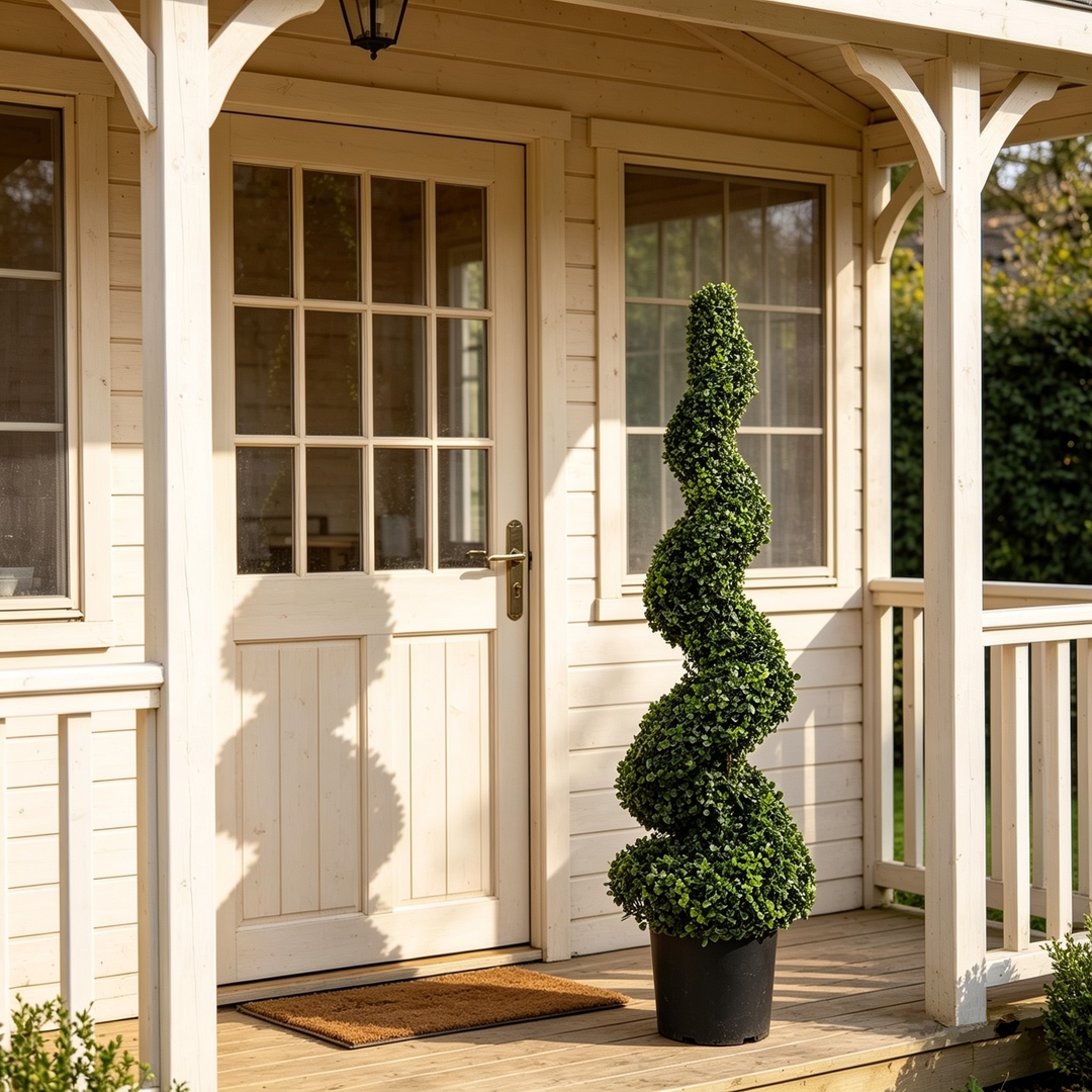 Best Artificial Boxwood Spiral Topiary Tree