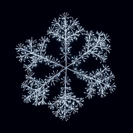 90cm Bright White Christmas Starburst Snowflake Light with 660 LEDs Suitable for Outdoor use