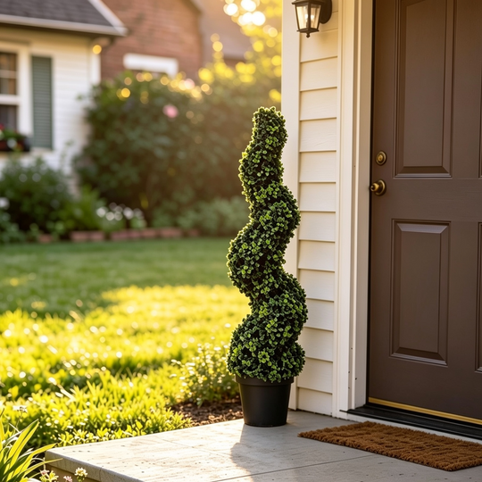 Best Artificial Boxwood Spiral Topiary Tree