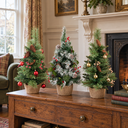Best Artificial 2ft - 60cm Christmas Trees - Optional Lights - front view