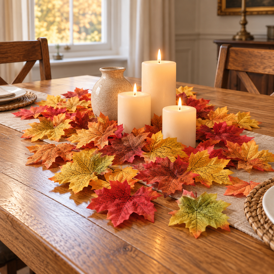 Best Artificial Loose Autumn Maple Leaves Mixed