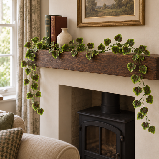 Best Artificial 7ft - 210cm Autumn Ivy Garland - IL05 - front view