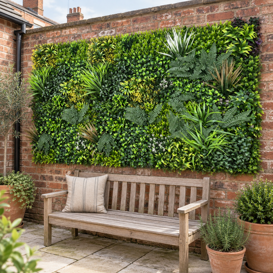 100cm x 100cm Living Wall Outdoor Indoor Mat - UV Stable - front view