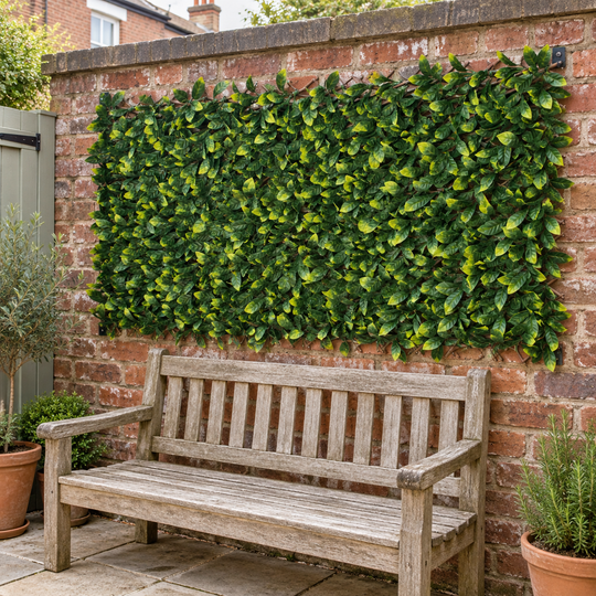 Best Artificial Laurel Leaf Trellis - UV Stable - front view