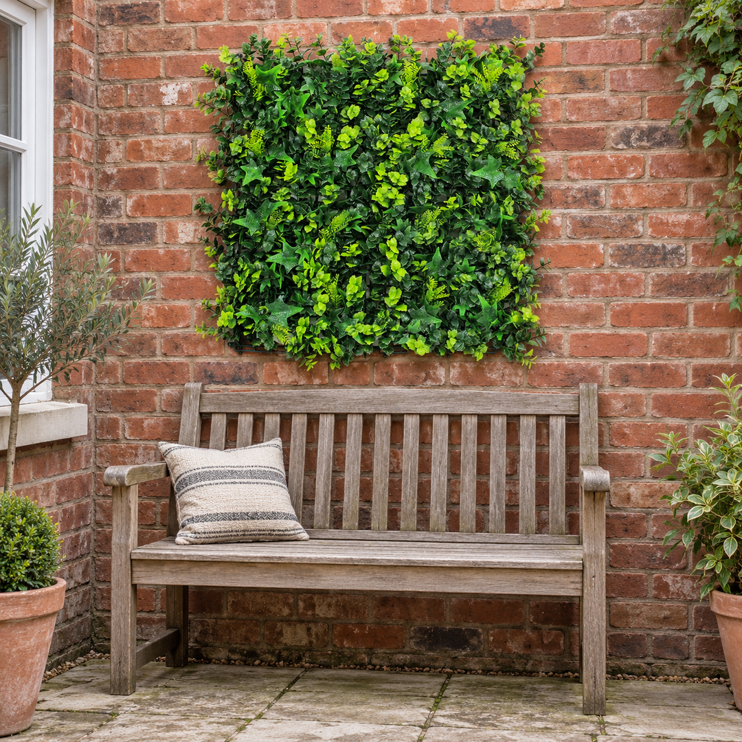 Ivy Fern Hedging Mat - 50cm x 50cm - front view