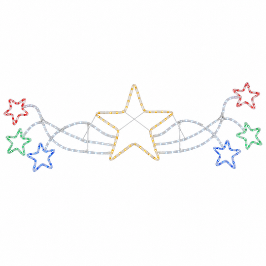 190cm Shooting Star Christmas Rope Light – Outdoor Decoration lifestyle