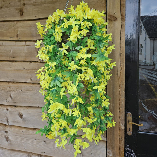 Best Artificial Trailing Lily Hanging Basket