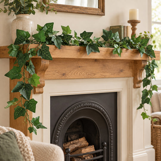 Best Artificial 200cm-6ft 7" Large Leaf English Ivy Garland - LG01