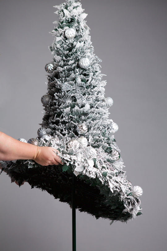 Best Artificial Frosted Pop-up Pre-Decorated Pre-Lit Christmas Trees (Battery Powered)