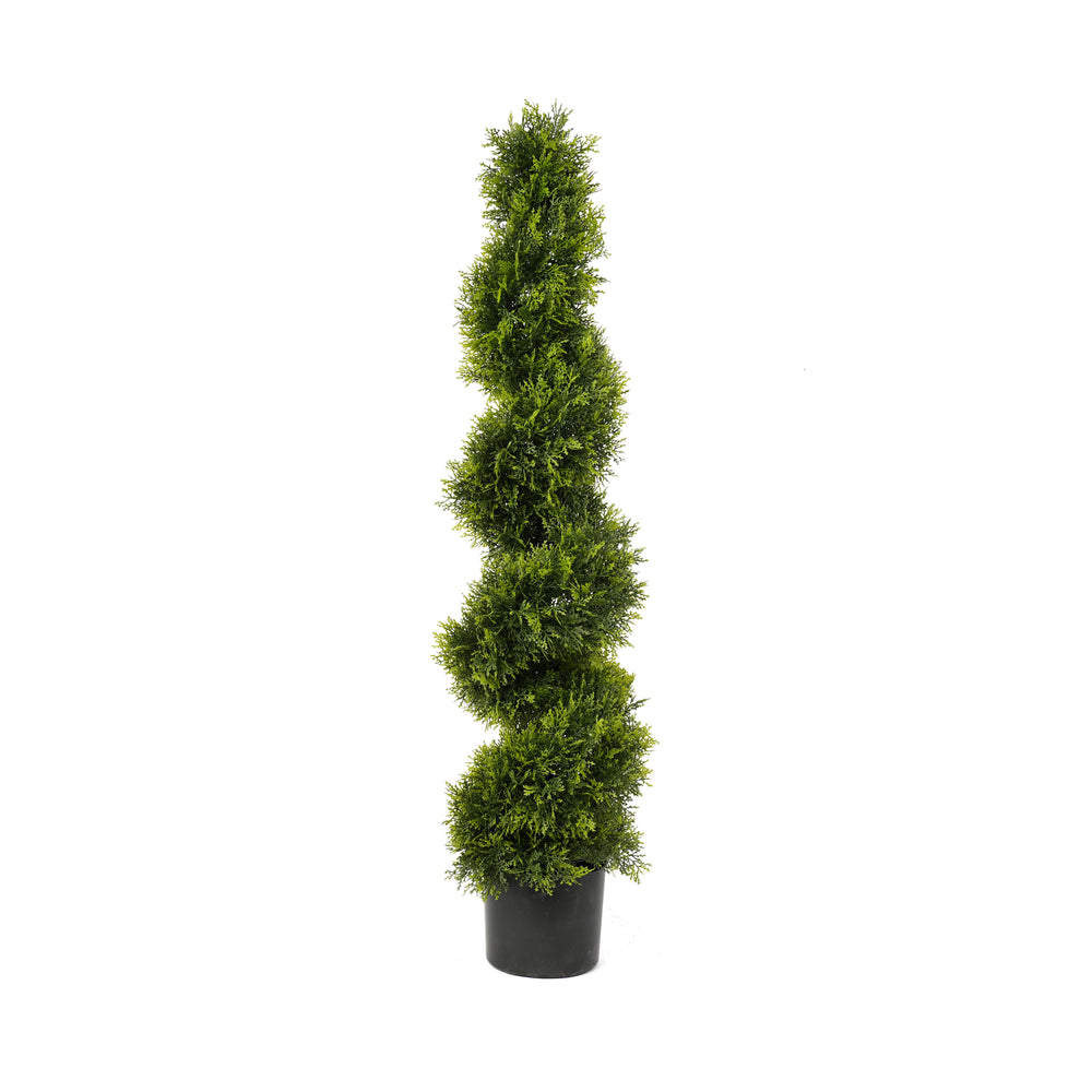 Pair Of Best Artificial 4ft Cedar Spiral Trees