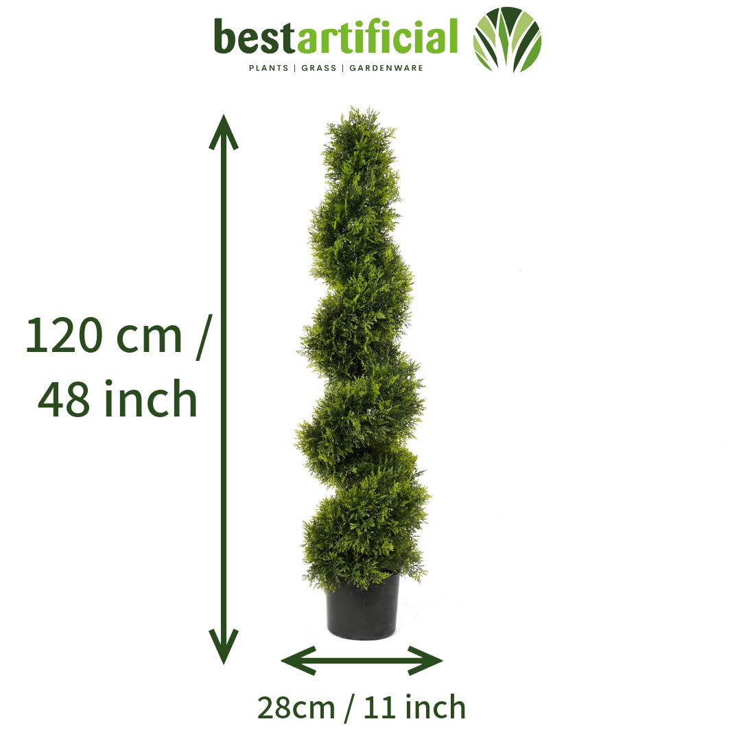 Best Artificial Cedar Spiral Topiary Tree