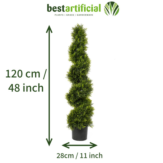 Best Artificial Cedar Spiral Topiary Tree