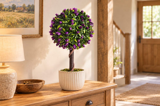 Best Artificial 2ft - 60cm Tulip Ball Tree in a UK home or garden setting