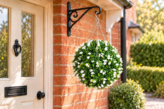 Best Artificial White Tulip Flower Ball in a UK home or garden setting