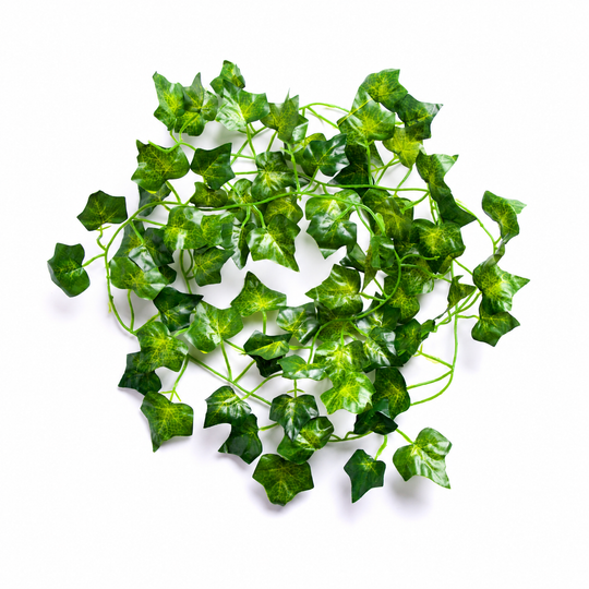 Best Artificial 7ft - 210cm Dark English Ivy Garland - IL02 - close-up