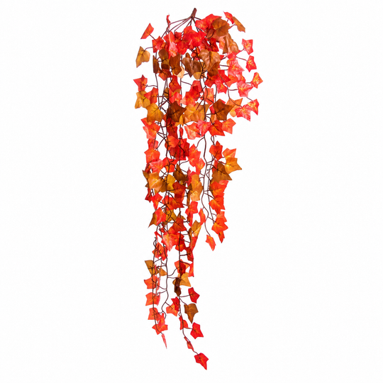 Best Artificial 100cm Two Tone Autumn English Trailing Ivy Garland - TI15 - side view
