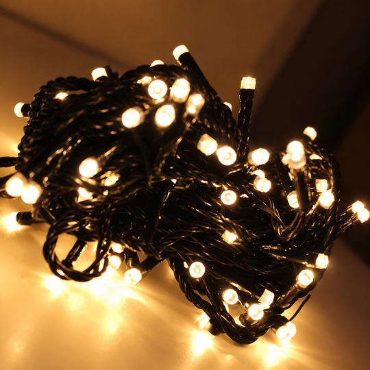 LED Outdoor Waterproof Battery 8 Multi-Function String Lights with Timer - size and measurements