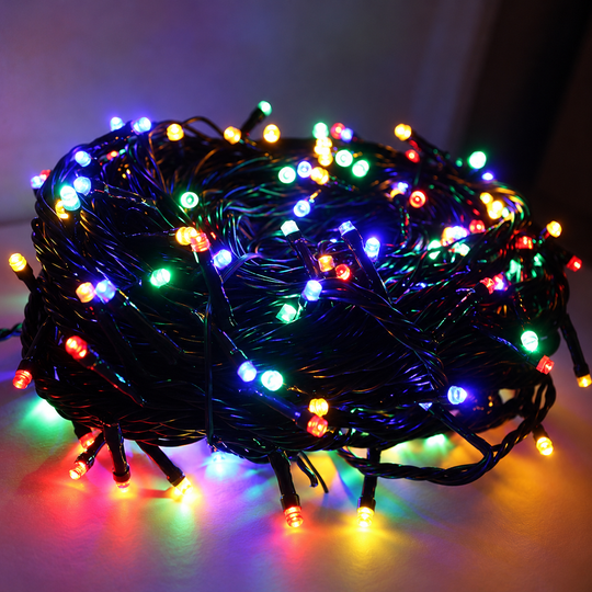 LED Outdoor Waterproof Battery 8 Multi-Function String Lights with Timer - size and measurements