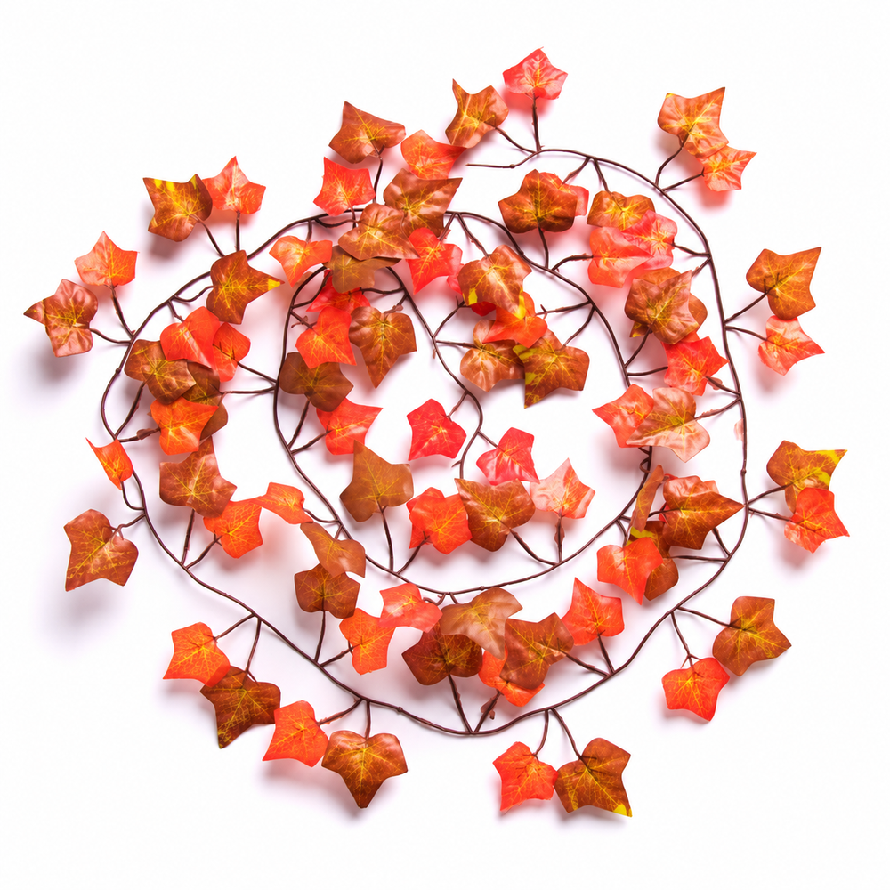 Best Artificial 7ft - 210cm Two Tone Autumn English Ivy Garland - IL15 - lifestyle display