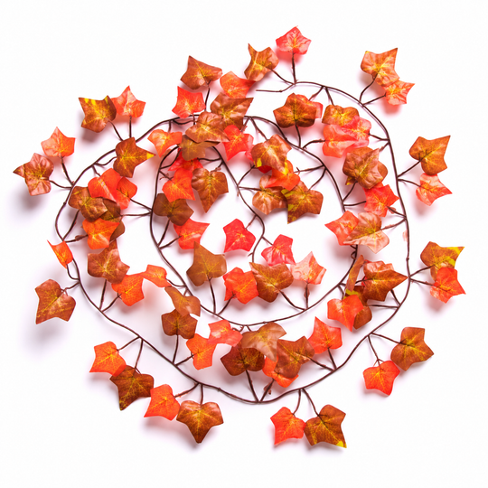 Best Artificial 7ft - 210cm Two Tone Autumn English Ivy Garland - IL15 - lifestyle display