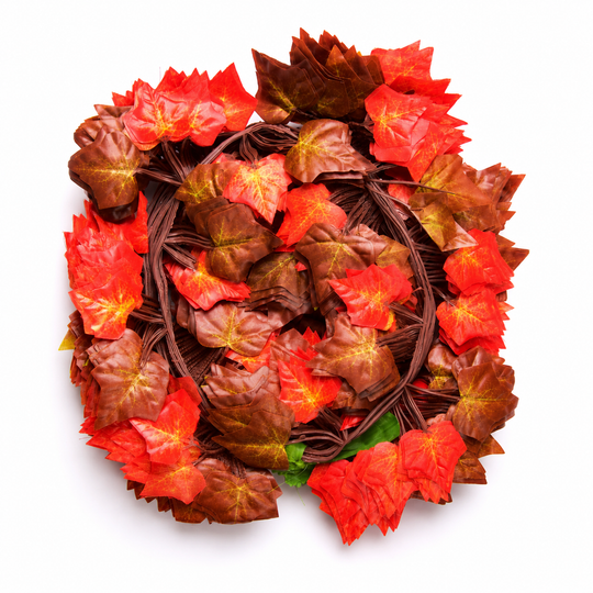 Best Artificial 7ft - 210cm Two Tone Autumn English Ivy Garland - IL15 - side view