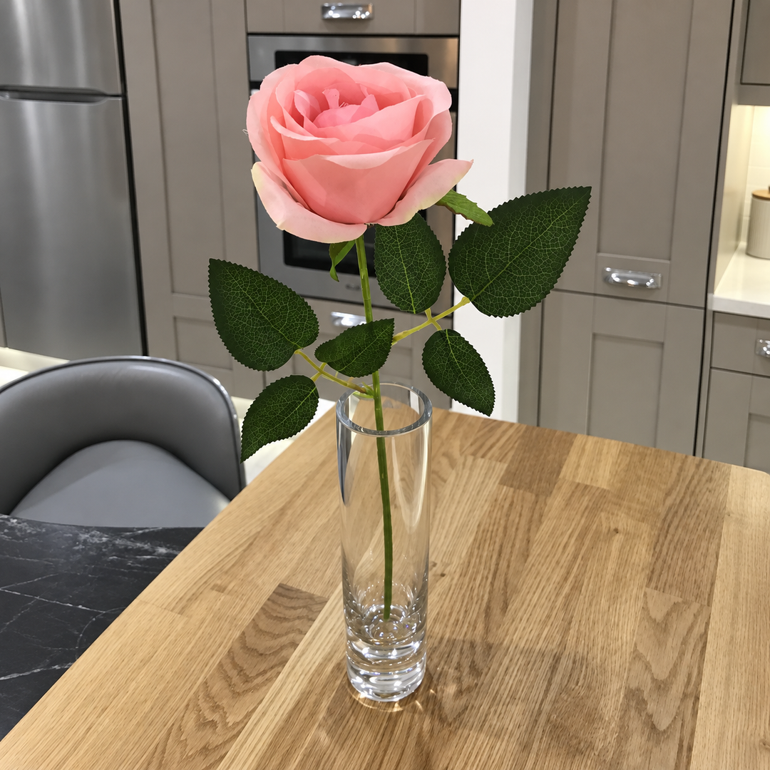 Best Artificial 45cm Single Rose — square lifestyle display
