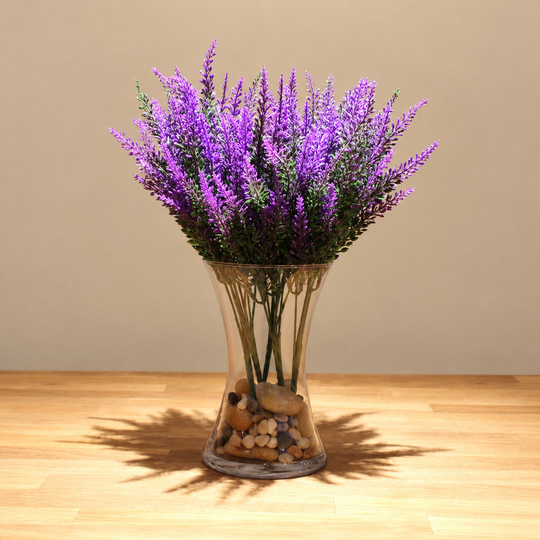 Best Artificial 36cm Lavender Heather Spray — square lifestyle display