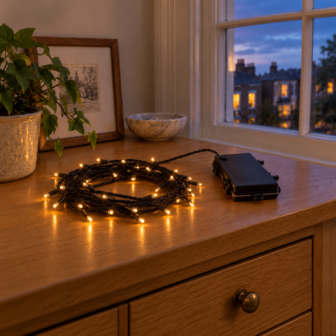 40 LED Indoor Battery String Lights 4M Length Party Fairy Christmas — square lifestyle display