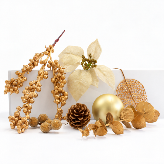 Gold Christmas Garland Decorations — square product display