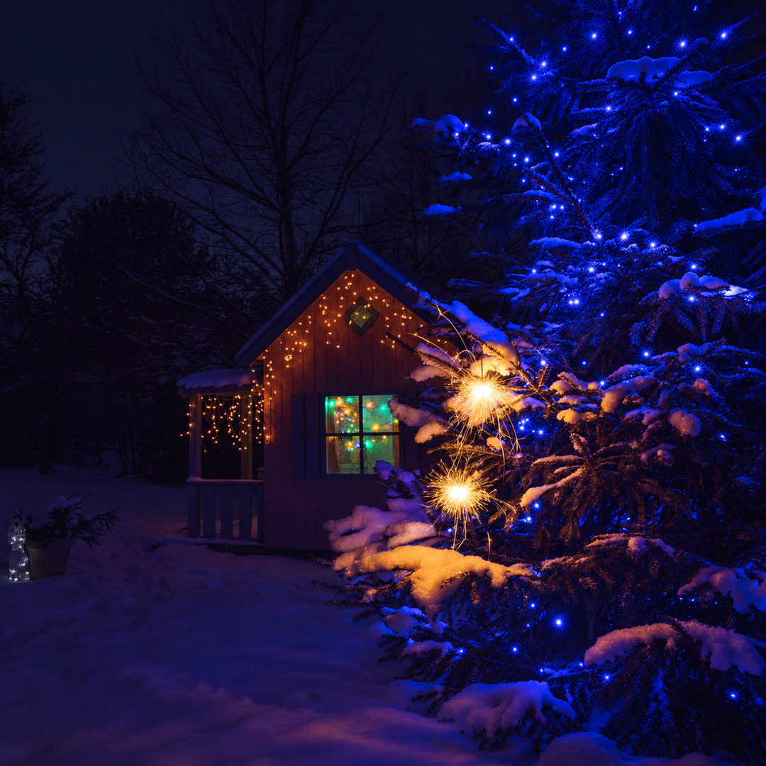Connectable Outdoor Waterproof LED String Lights — square product display