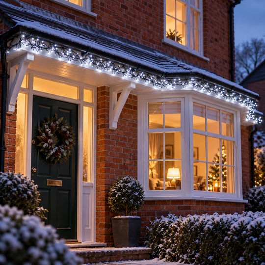Cluster lights UK house lifestyle — bright-white