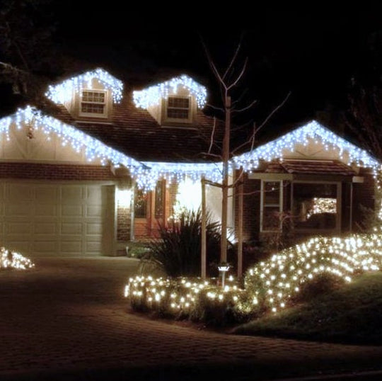 Best Artificial Outdoor Connectable Icicle Christmas LED Lights Waterproof