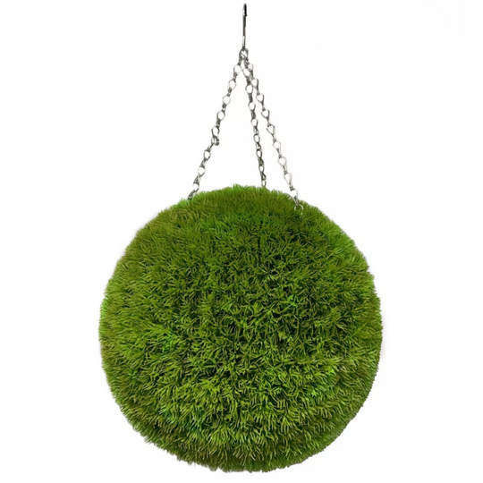 Best Artificial Green Grass Moss Ball - front view