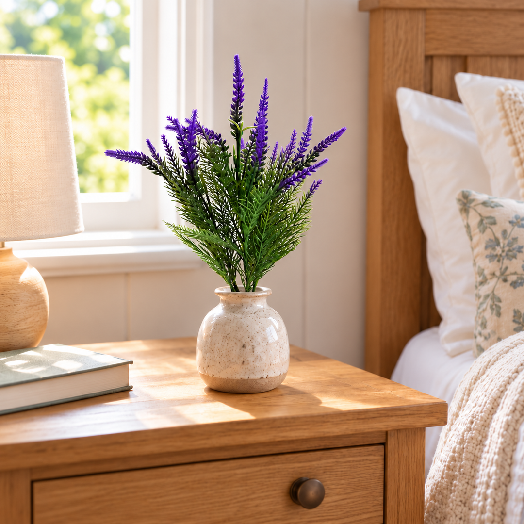 Best Artificial 34cm Premium Lavender Spray — square lifestyle display