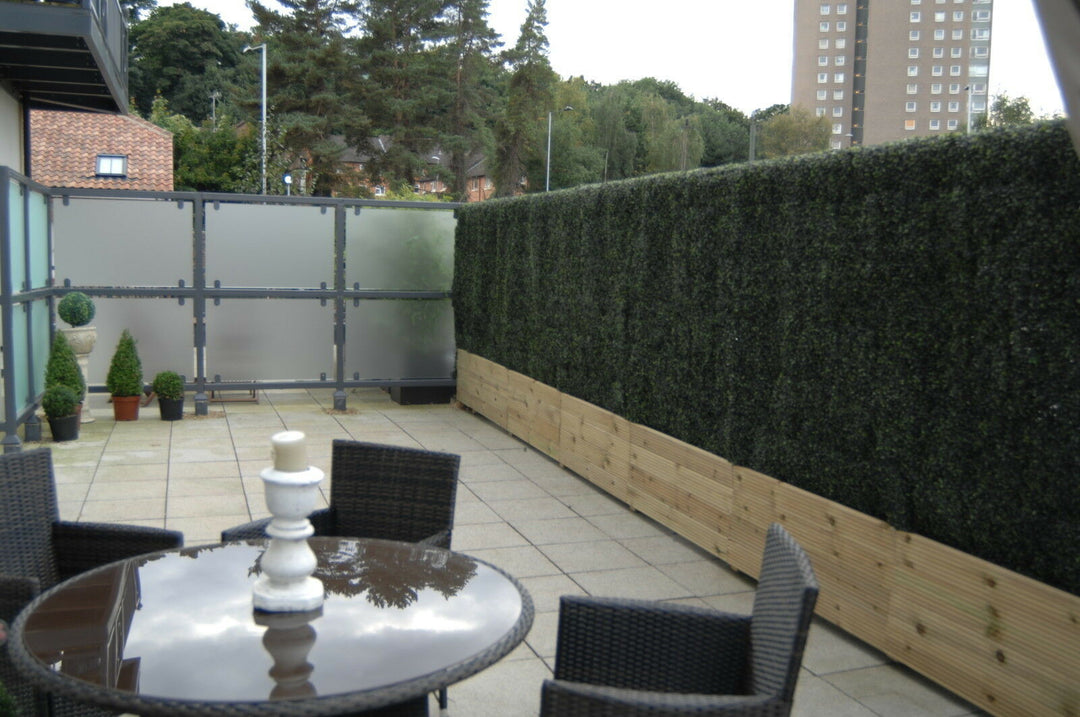 12 of 50cm x 50cm Boxwood Topiary Mat Hedging Panel
