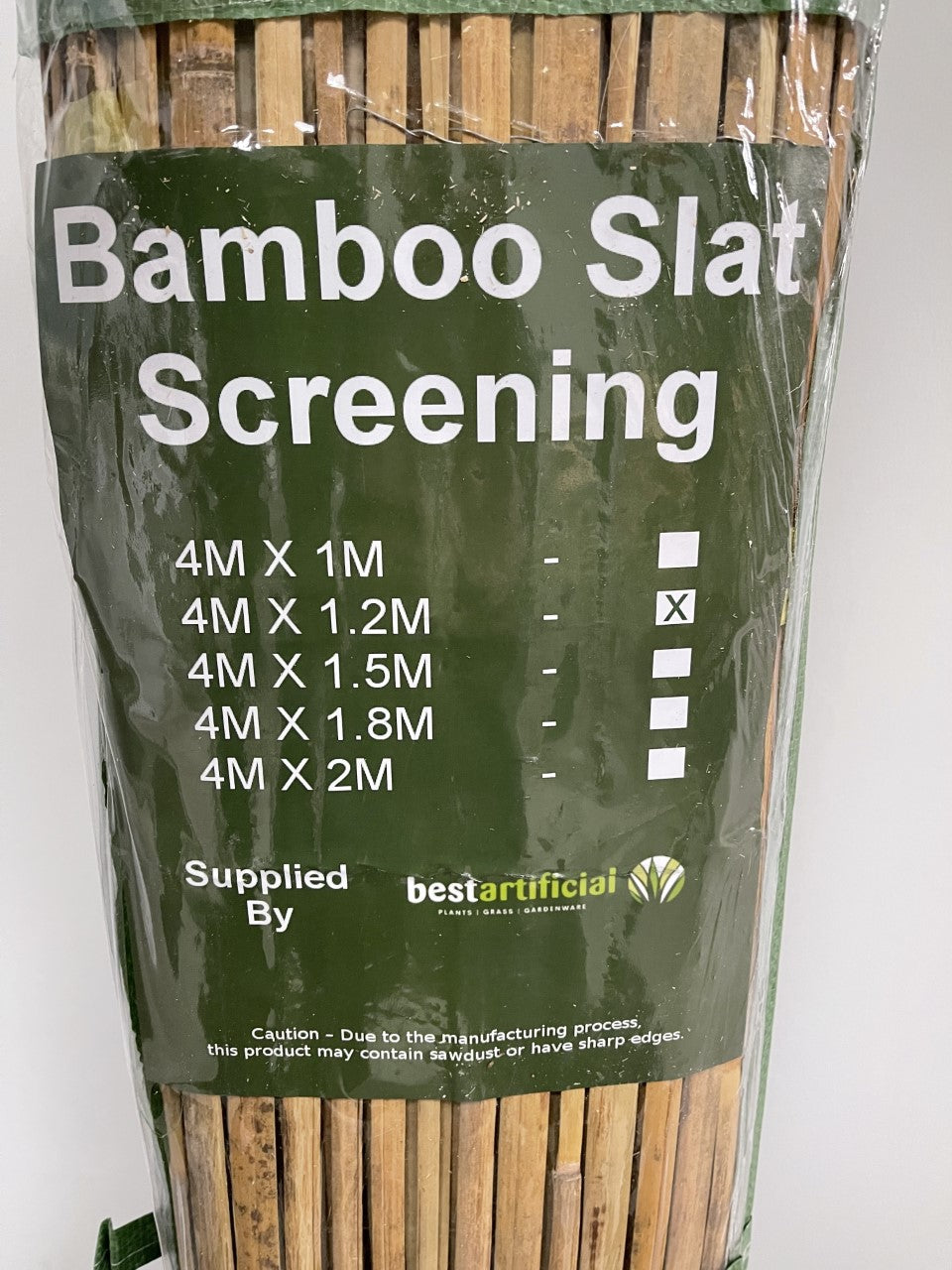Bamboo Split Slat Fencing Screening Rolls for Garden Outdoor Privacy