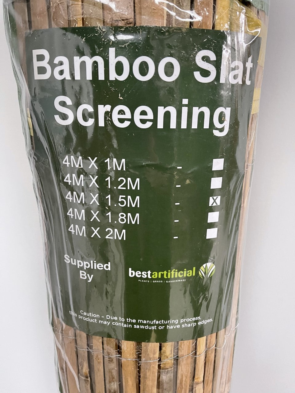 Bamboo Split Slat Fencing Screening Rolls for Garden Outdoor Privacy