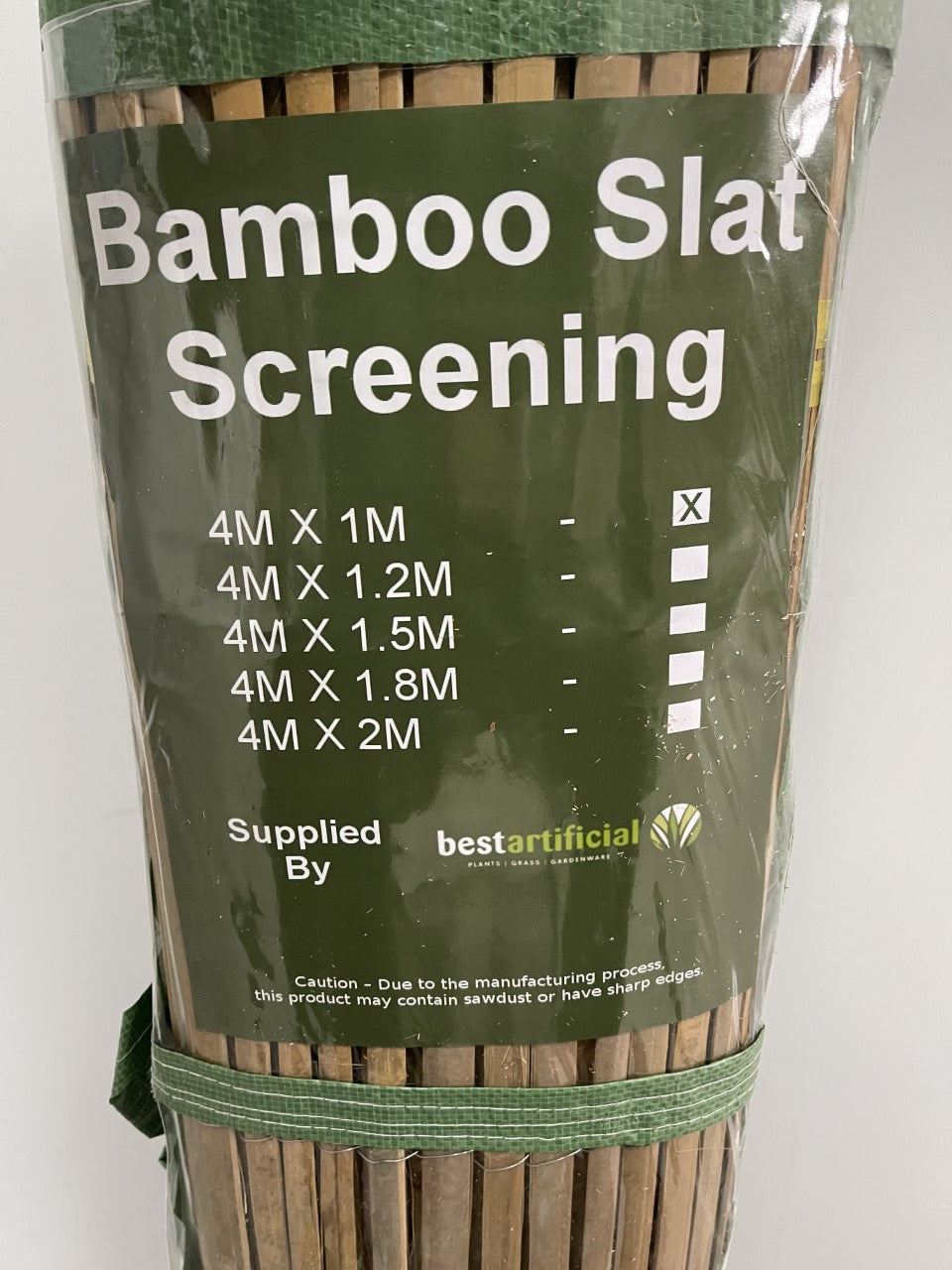 Bamboo Split Slat Fencing Screening Rolls for Garden Outdoor Privacy
