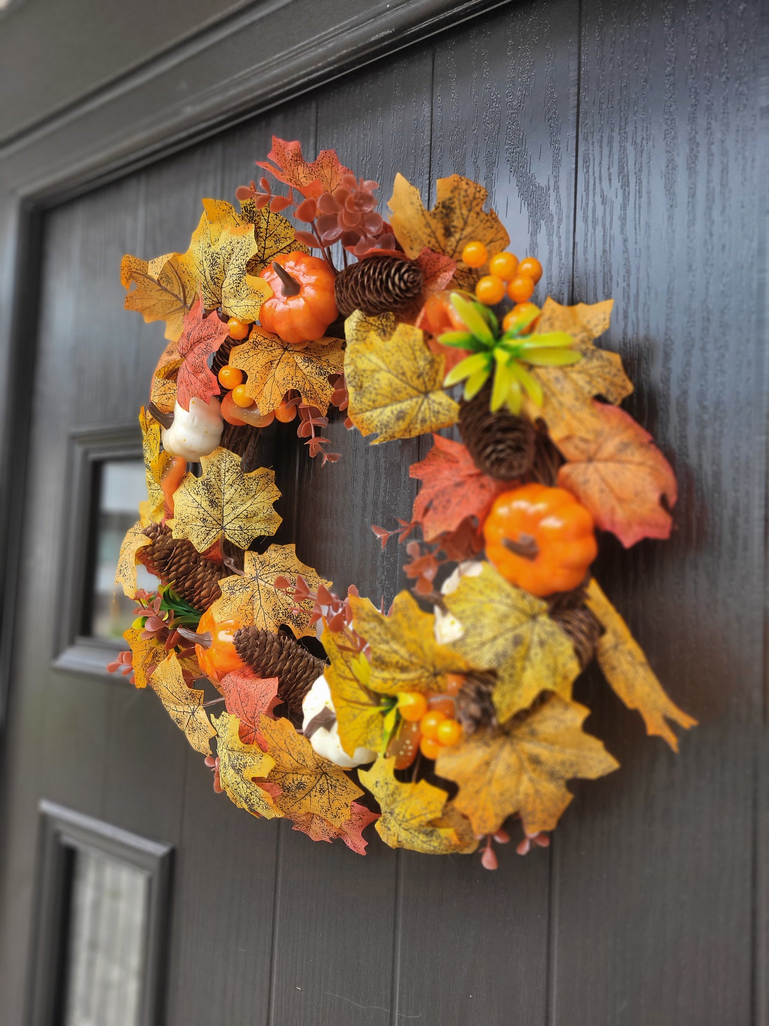50cm Autumn Winter Halloween Wreath