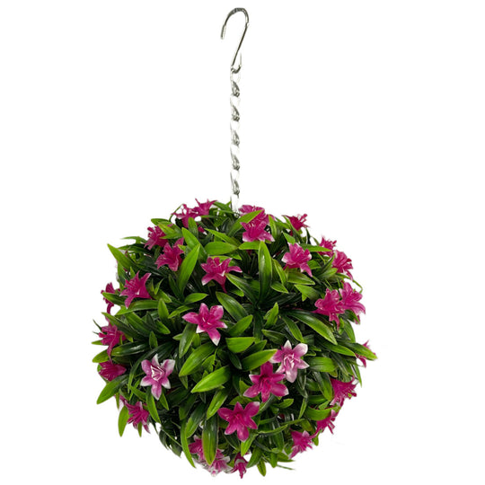 Best Artificial Pink Lush Lily Flower Ball