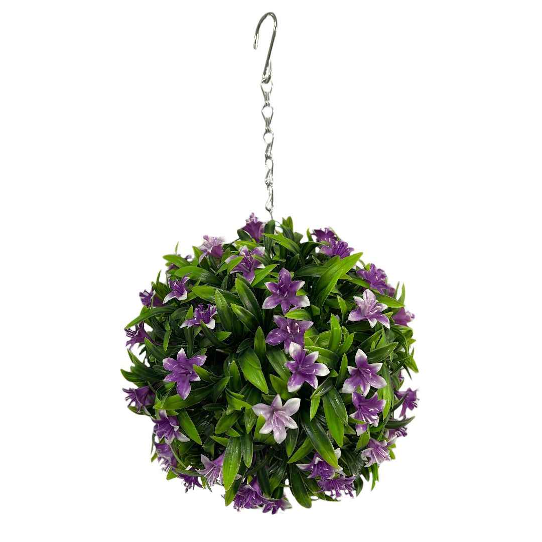 Best Artificial Purple Lush Lily Flower Ball