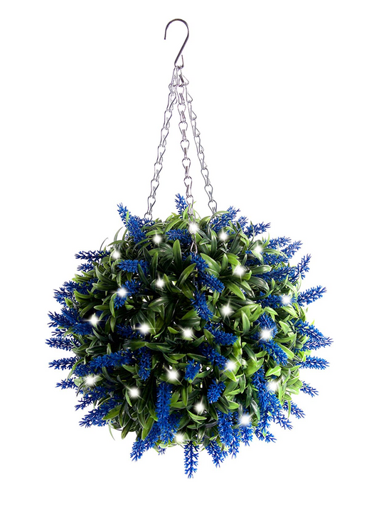 Best Artificial Pre-Lit 28cm Flower Balls