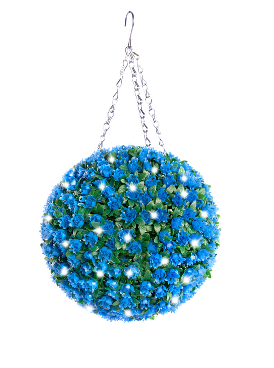 Best Artificial Pre-Lit 28cm Flower Balls
