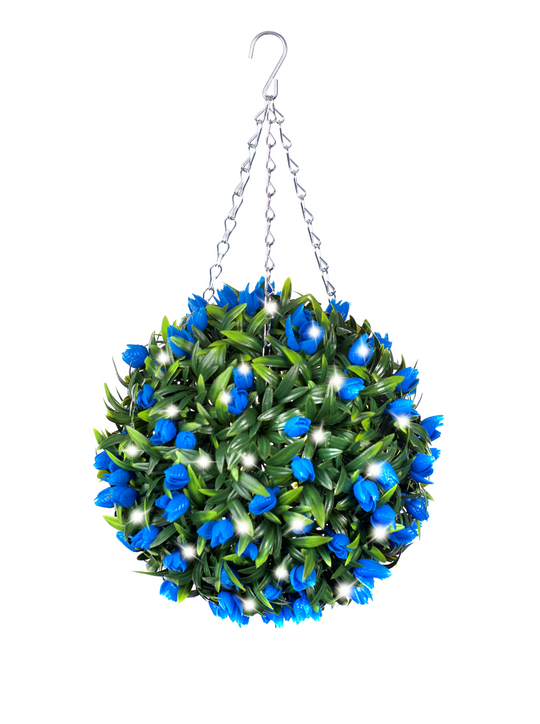 Best Artificial Pre-Lit 28cm Flower Balls